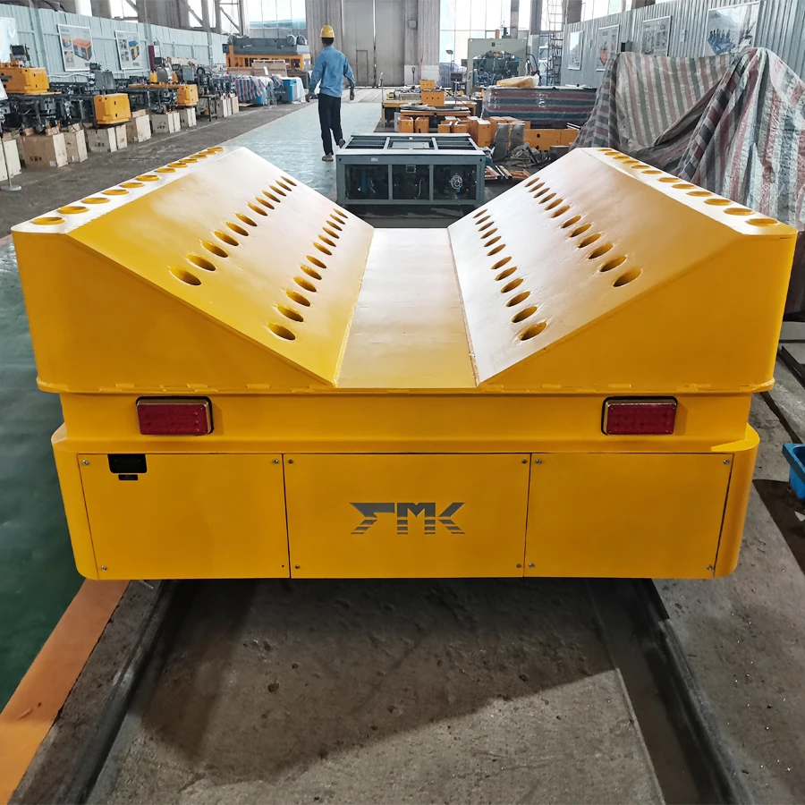 泰国20吨V型架轨道车2022.7