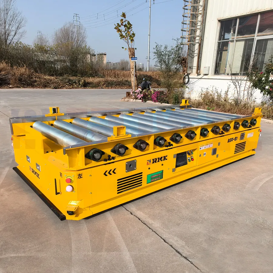 5吨滚轮输送带AGV