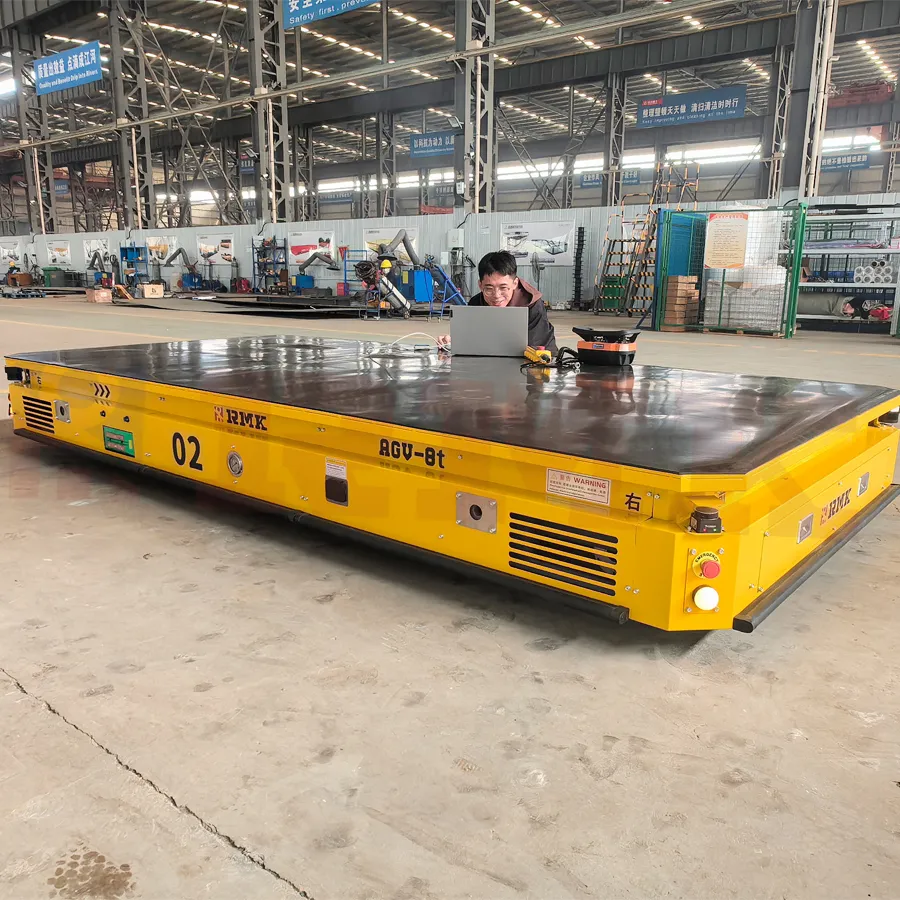 8吨激光举升AGV   运输3D打印模块